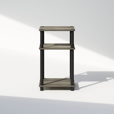Table de chevet à 3 niveaux Ebern Designs Just Turn-N-Tube