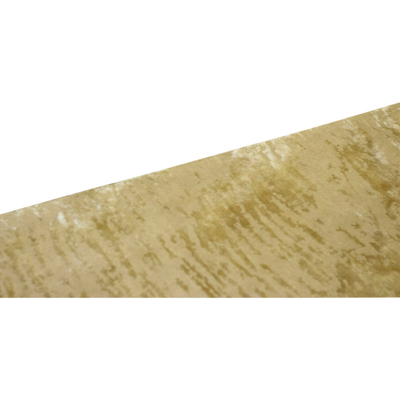 Hand Knotted Area Rug in Gold