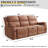 Westwick Ilkeston 81.6" Wide Vegan Leather Manual Reclining Sofa-841386104