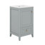 20 Inch Bathroom Vanity With Sink, Solid Wood Bathroom Sink Vanity Cabinet With Drawer, Storage Rack And Soft Closing Door-319692133
