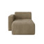 Chaise longue simple en velours côtelé Berlare-944318875