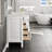 Ethyn 36"W x 18"D Bathroom Vanity with White Carrara Countertop and Undermount Porcelain Sink-253830821-253831058-197781564