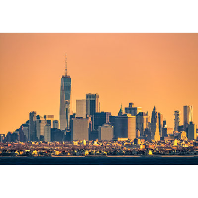 New York Skyline by Ultima_Gaina - Wrapped Canvas Print