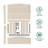 Upholstered Queen Bed With Wingback Headboard, Velvet Platform Bed with Tufted Footboard, Beige-1982322320-1982322333