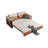 Orange Polyester Modular Sofabed cushion couch-129864369