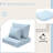 14-Piece Outdoor Replacement Cushion Set Seat/Back Cushion，26'' W X 26'' D，Only Cushions-1475732575-1448727869
