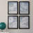 " Sky Blue I " 4 - Pieces Painting Print-932016188-932016177