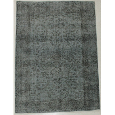 Luecinda One-of-a-Kind 5'7" X 7'9" Wool Area Rug in Gray