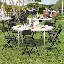 10-Pack Heavy-Duty Plastic Folding Chairs 250 Lb Capacity, Indoor/Outdoor Stackable Event Seating-268068325