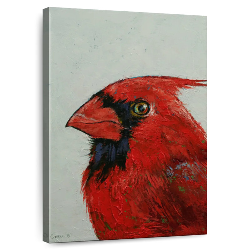 Brampt A Northern Cardinal, 36" H x 24" W