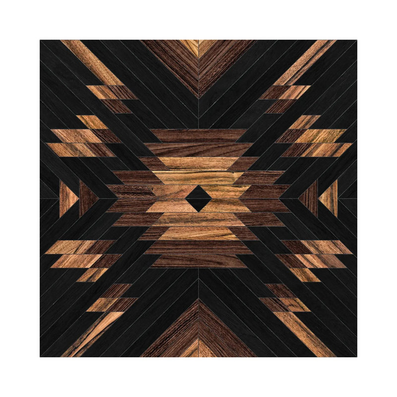 Urban Tribal Pattern No.7 by Zoltan Ratko - Print on Canvas, 45.72 cm H x 45.72 cm W x 1.91 cm D, Wrapped Canvas
