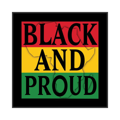 «Black And Proud I» par - Toile tendue