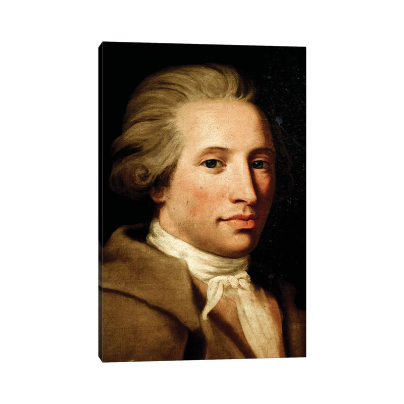 Portrait Of Antonio Maria Gaspare Sacchini by Elisabeth Louise Vigee Le Brun - Wrapped Canvas Painting