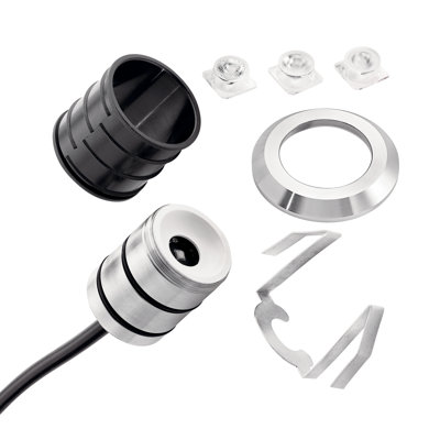 Chinta Silver Low Voltage Integrated LED Metal Well Light