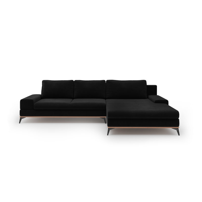 Cuiksa 5 Seater Sofa Bed, Right Hand Facing, Black
