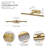 Brass 15 in. LED Picture Light with Remote Control Dimmable Multiple Color Temperatures Rotatable and Timer