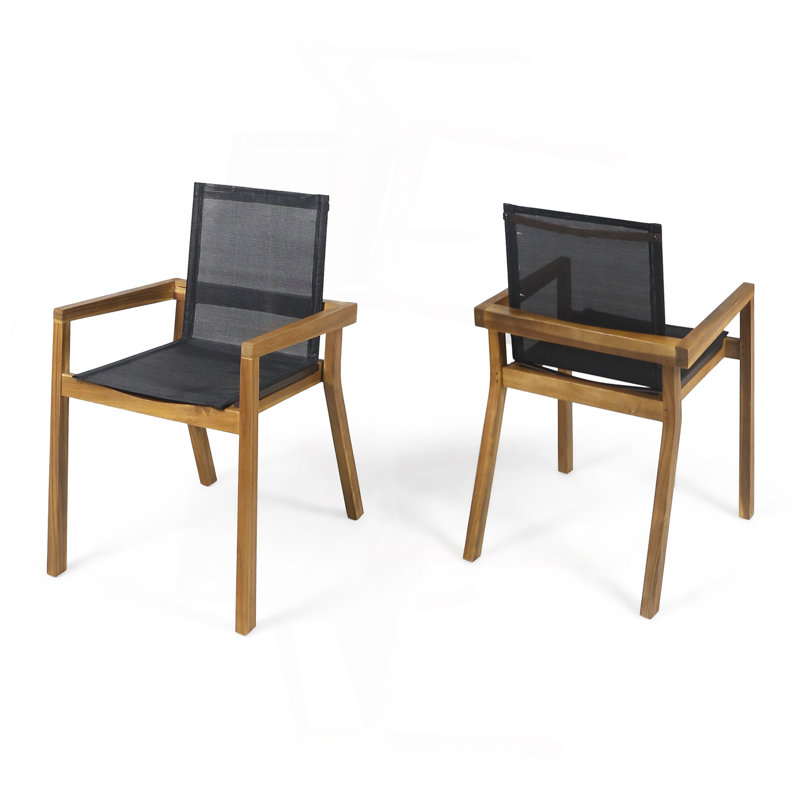 Dining Chair, Set Of 2, Teak