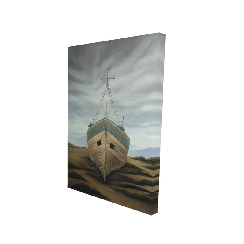 Boat - Coastal Rustic Canvas for Home Decor | Nautical Art