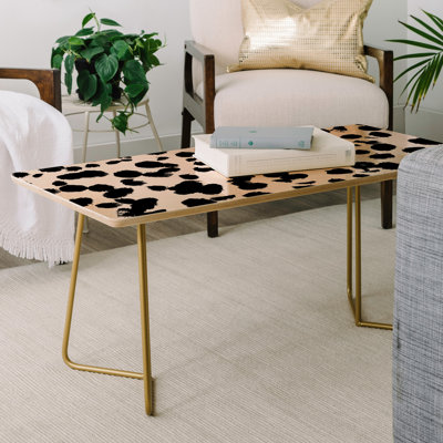 Solid Wood Top Coffee Table