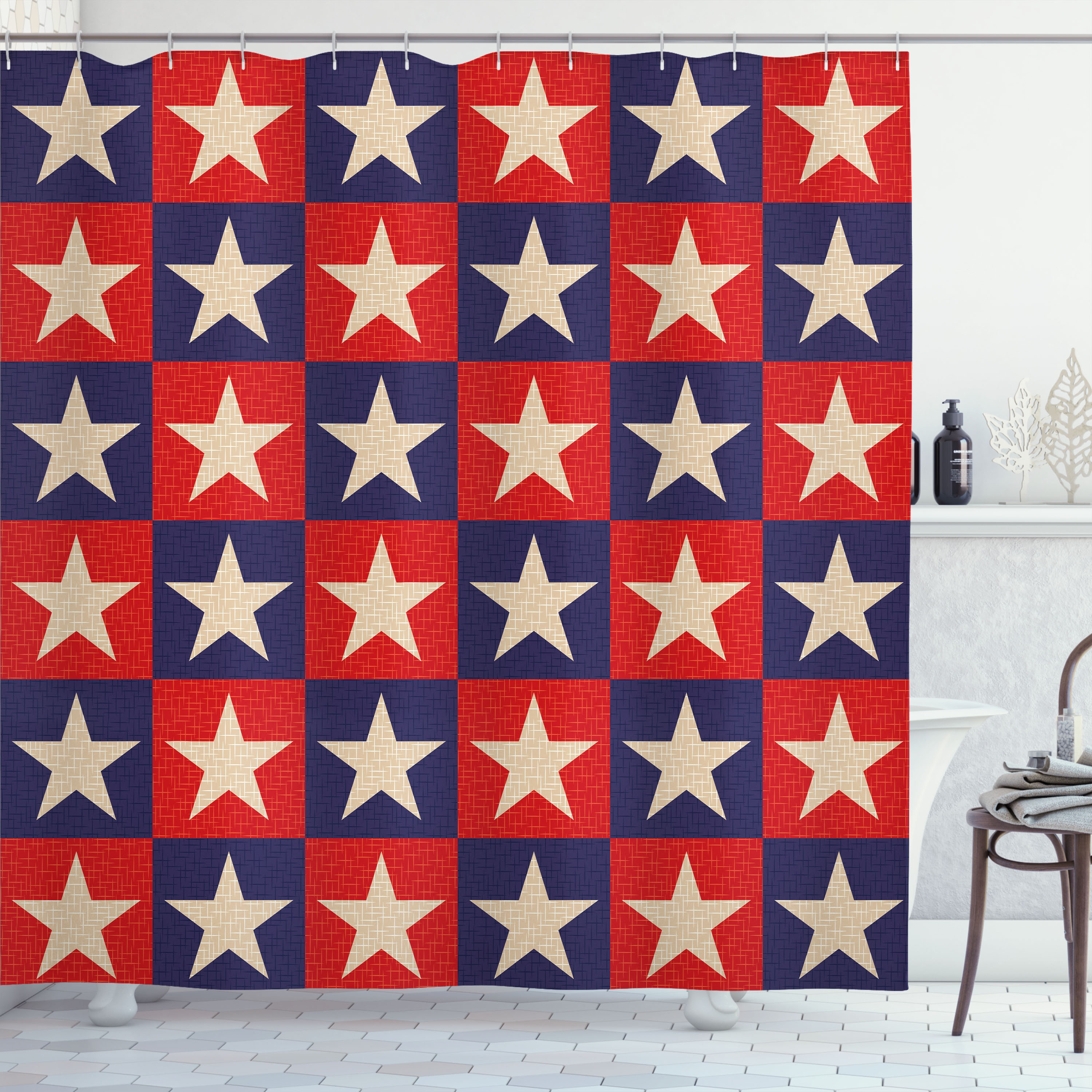 East Urban Home Tierney Prehistoric Country Shower Curtain National