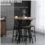 Ensemble 5 pièces de table de bar et chaises HOMcom Industrial