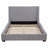 Grey Wingback Bed