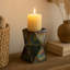 17cm Glass Tabletop Tealight Holder-1010962542