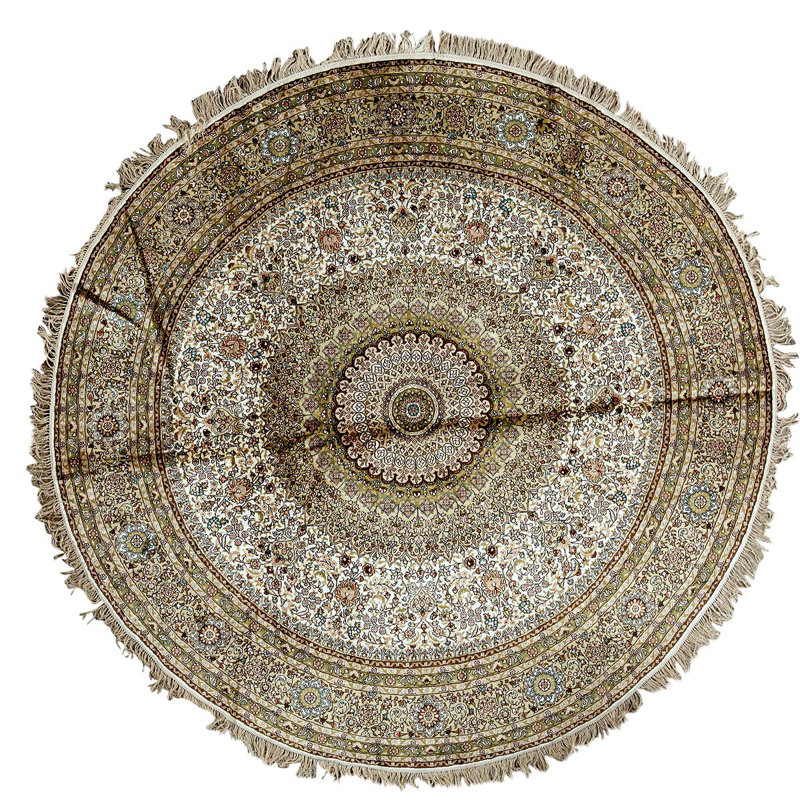 Hand Woven Silk Oriental Area Rug