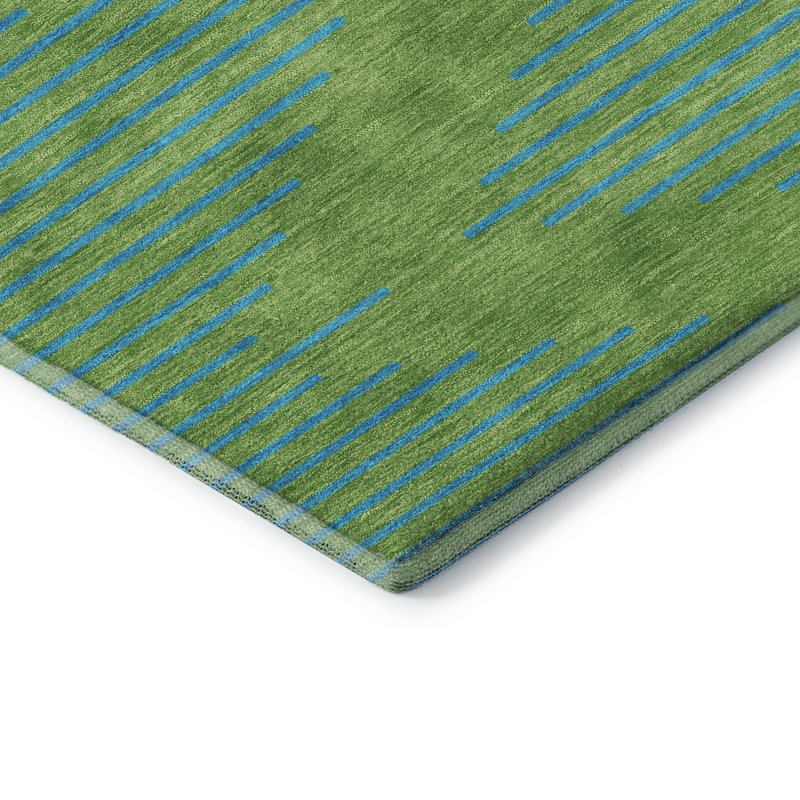 Premium Machine Washable Jahnke AMF1017 Geometric Rug, Rectangle 10' x 14'