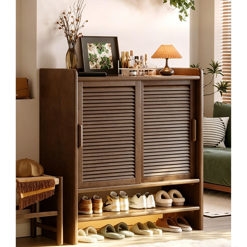 Étagère de rangement à chaussures ouverte pour chaussures, 39.4"H x  47.2"W x  13.8"D