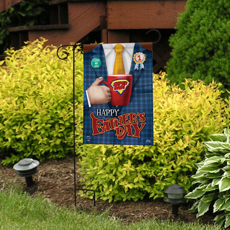 Drapeau de jardin Super Dad