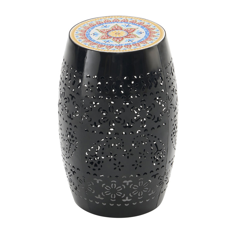Ruby12" Side Table - （Only Include Table), Black