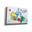 «Canada Map» par Erin Clark, art mural sur toile-718906529