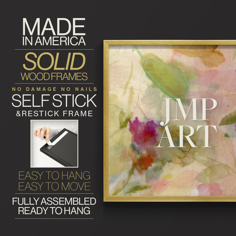 Softly Summer VIII -Framed Print - Restickable, 11'' H x 14'' W