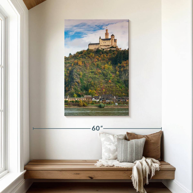Marksburg Castle, 45" H x 30" W