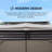 Sunjoy Beretta Outdoor Patio 11 x 13 ft. Powder-Coated Steel Frame 2-Tier Soft top Gazebo with LED Lighting and Bluetooth Sound