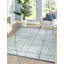 Tapis transitionnel contemporain en laine noué à la main Elegant Marrakech Ivory