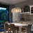 Clayre 5-Light Dimmable Unique/Statement Chandelier With  Water Ripple Glass-1369189399