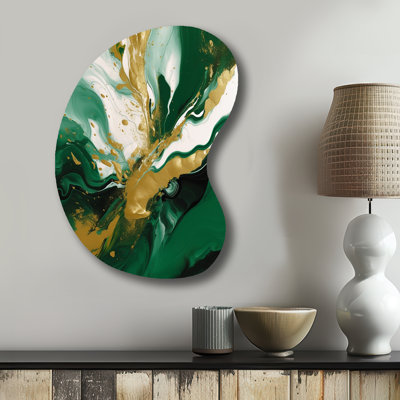 Kathrine - Abstract Boom Shape Assymterical Metal Wall Sculpture