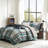 Plaid Comforter Set With Bed Sheets-122818035