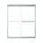 60" W x 74.25" H Frameless Rectangle Sliding Tub & Shower Kit with Towel Bar and Base Included-670683410