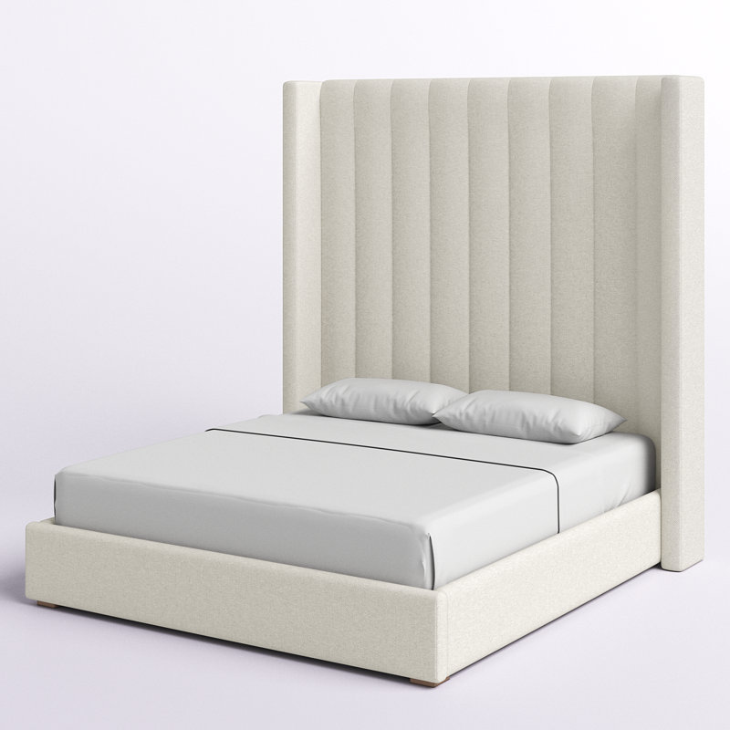 Esparto Upholstered Wingback Bed