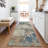 Machine Washable Indoor/Outdoor Xhevrie Blue Rug-111946724