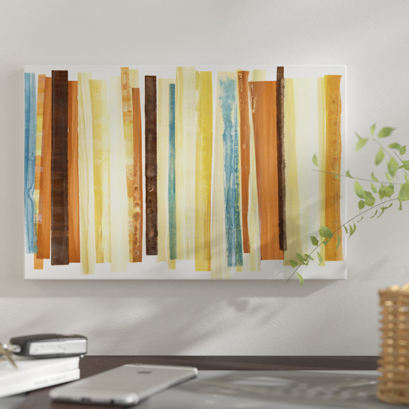 « evanescence v », reproduction sur toile, H 12 po x l 18 po x P 1,5 po, Toile tendue, Pas de tapis