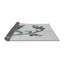 Tapis gris/noir/bleu à motifs-948243988