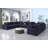 Modern Upholstered Cloud Modular Corner Sectional Sofa With Two Consoles-2000664476