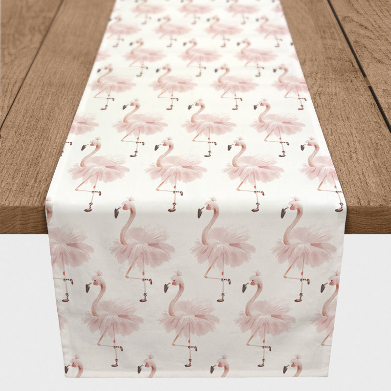 Chemin de table Ballerina Flamingo, 90