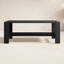 Sterling Metal Outdoor Coffee Table with Slat Top