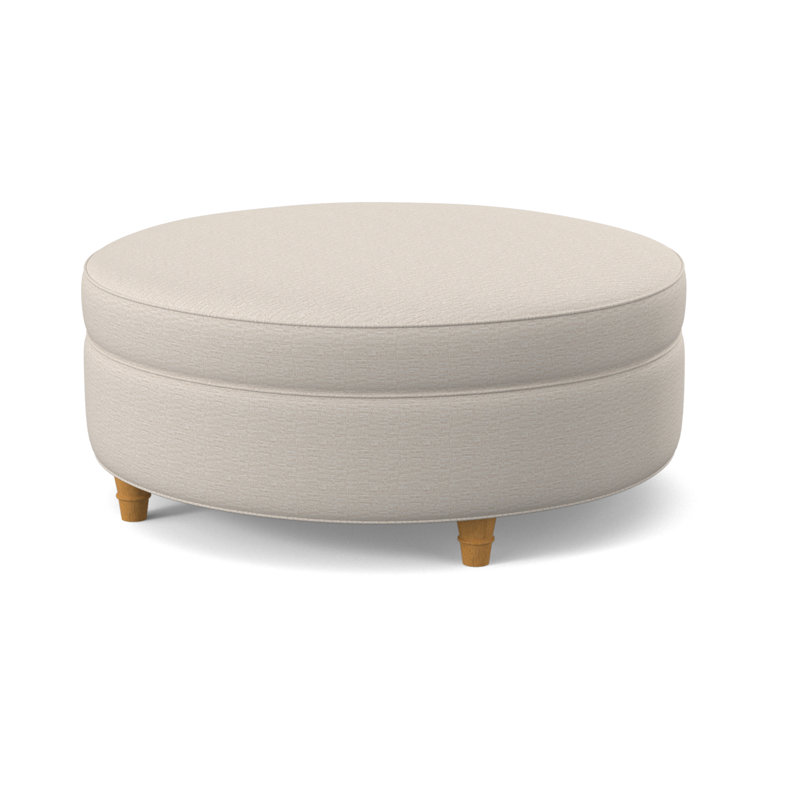 Repose-pieds rond 38 po Duke, Ambre, Bleu royal structurel