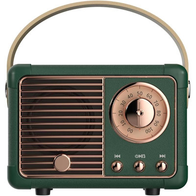 Green Retro Vintage Wireless Mini Bluetooth Speaker